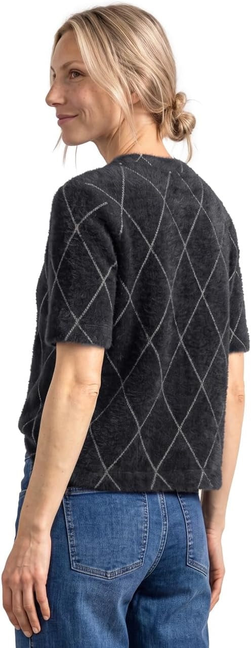 LTD QR fluffy shirt w.big dess – Armor Grey 