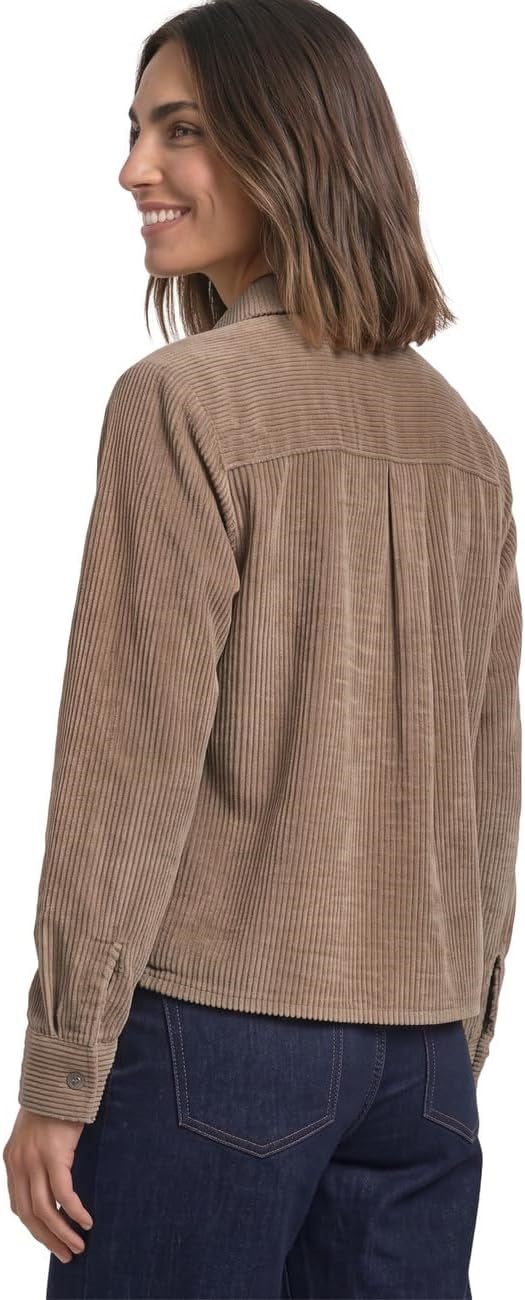 LTD QR Courduroy mix shirtcoll – Sanded Amber 