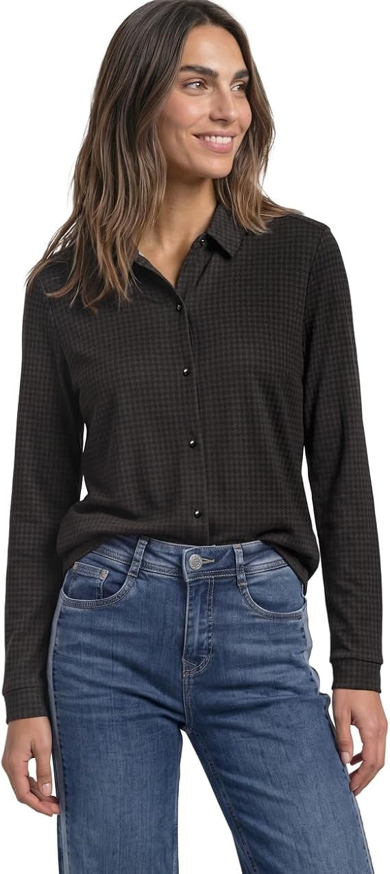 LTD QR printed jersey blouse – Allgemeines Produktbild 