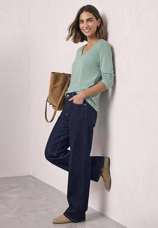 LTD QR long sleeve shirt w.hea – Eucalyptus Green 