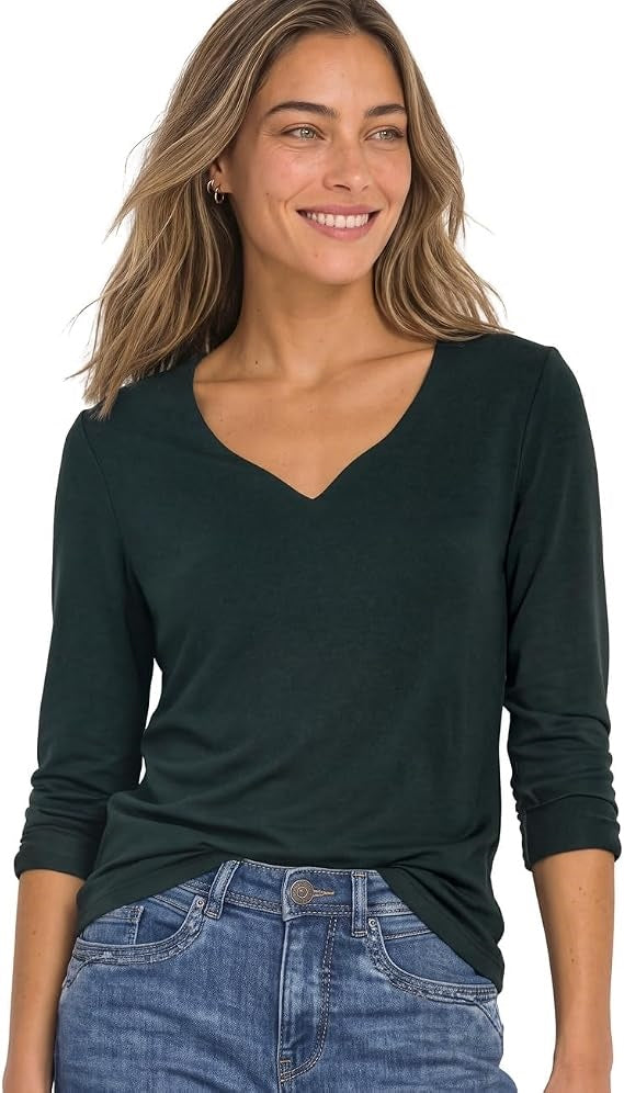 LTD QR long sleeve shirt w.hea – Stormy Green 