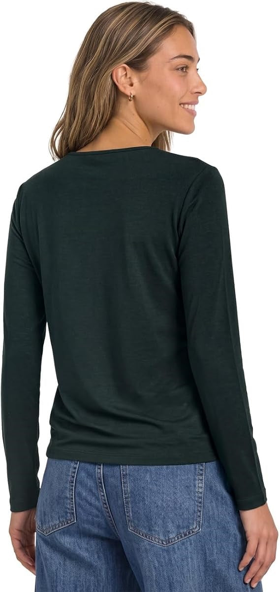 LTD QR long sleeve shirt w.hea – Stormy Green 