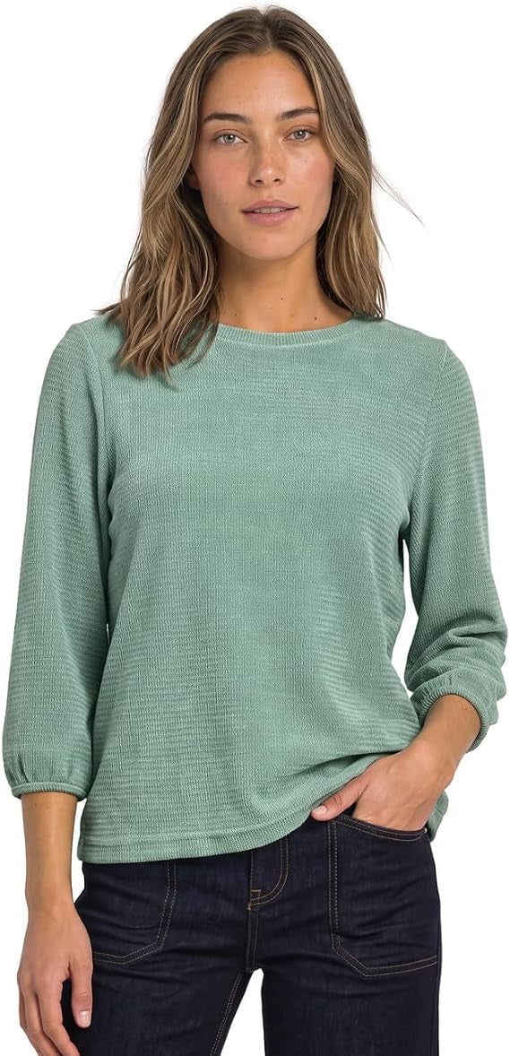 EOS_Cosy round neck Shirt – Eucalyptus Green 