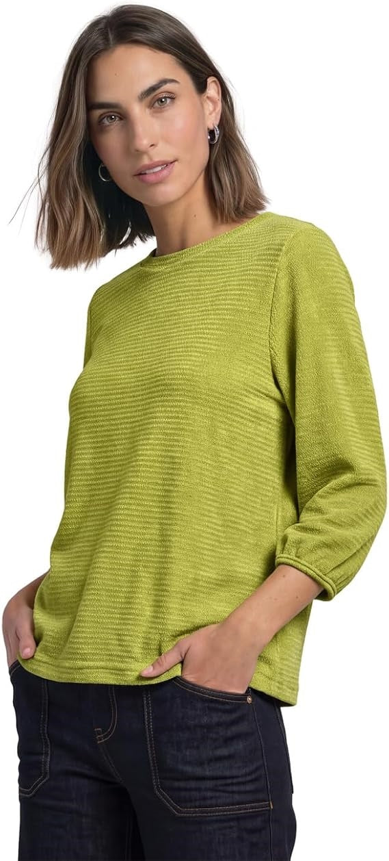 EOS_Cosy round neck Shirt – Apple Lime 