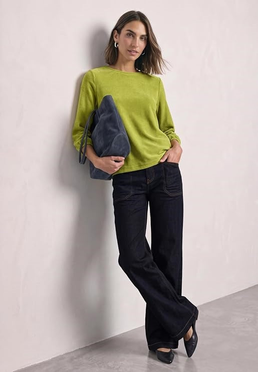 EOS_Cosy round neck Shirt – Apple Lime 