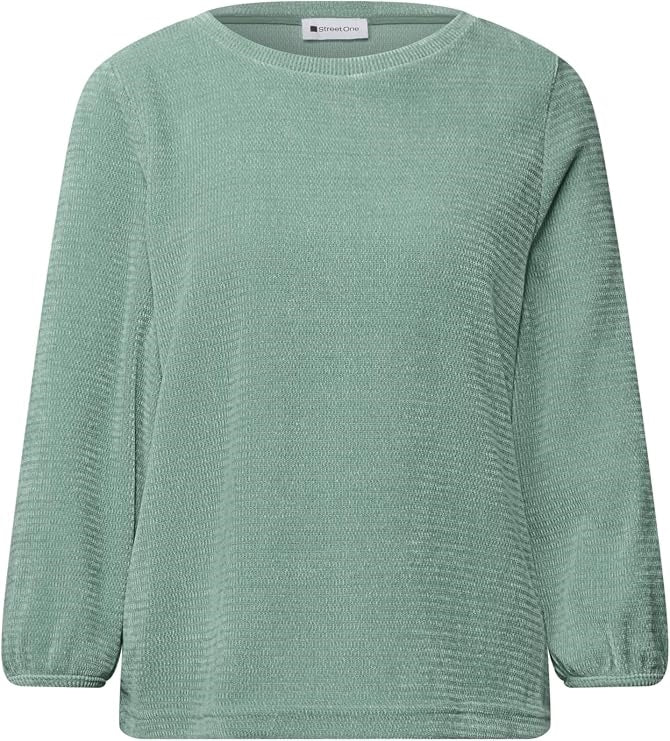 EOS_Cosy round neck Shirt – Eucalyptus Green 