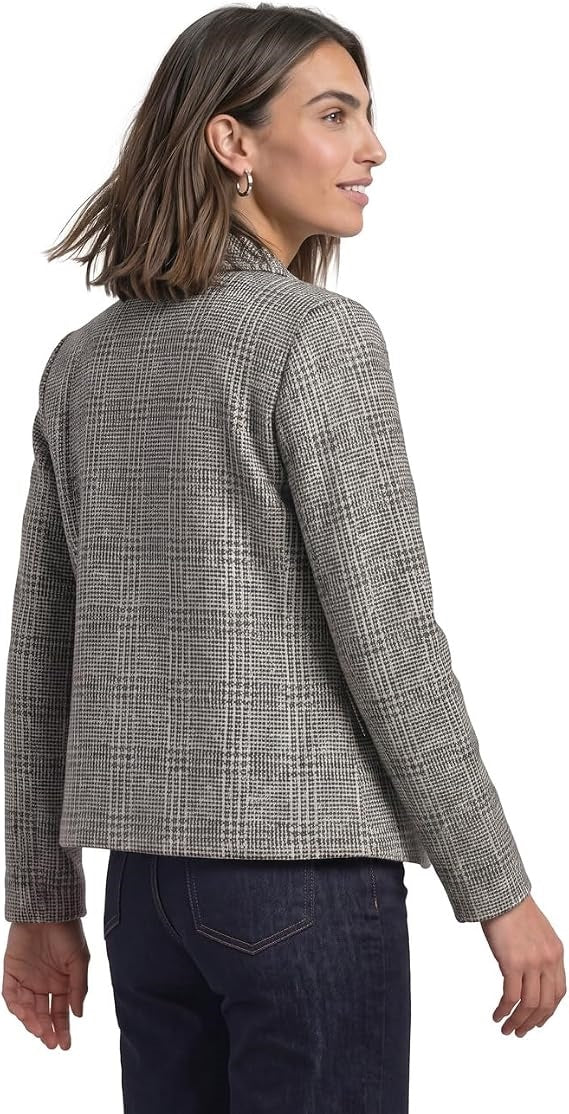 LTD QR Check Blazer – Black 