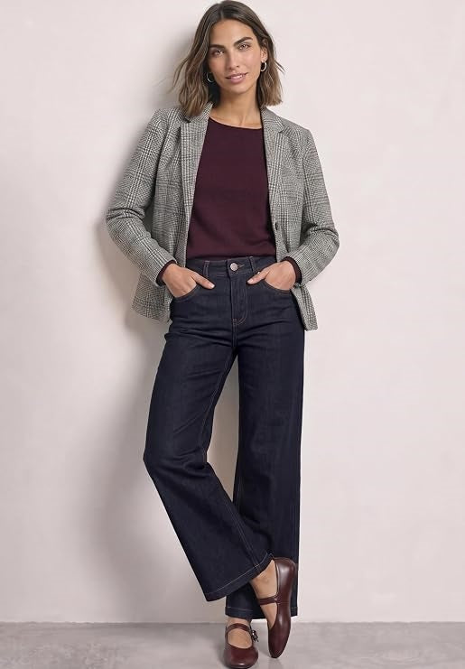 LTD QR Check Blazer – Black 
