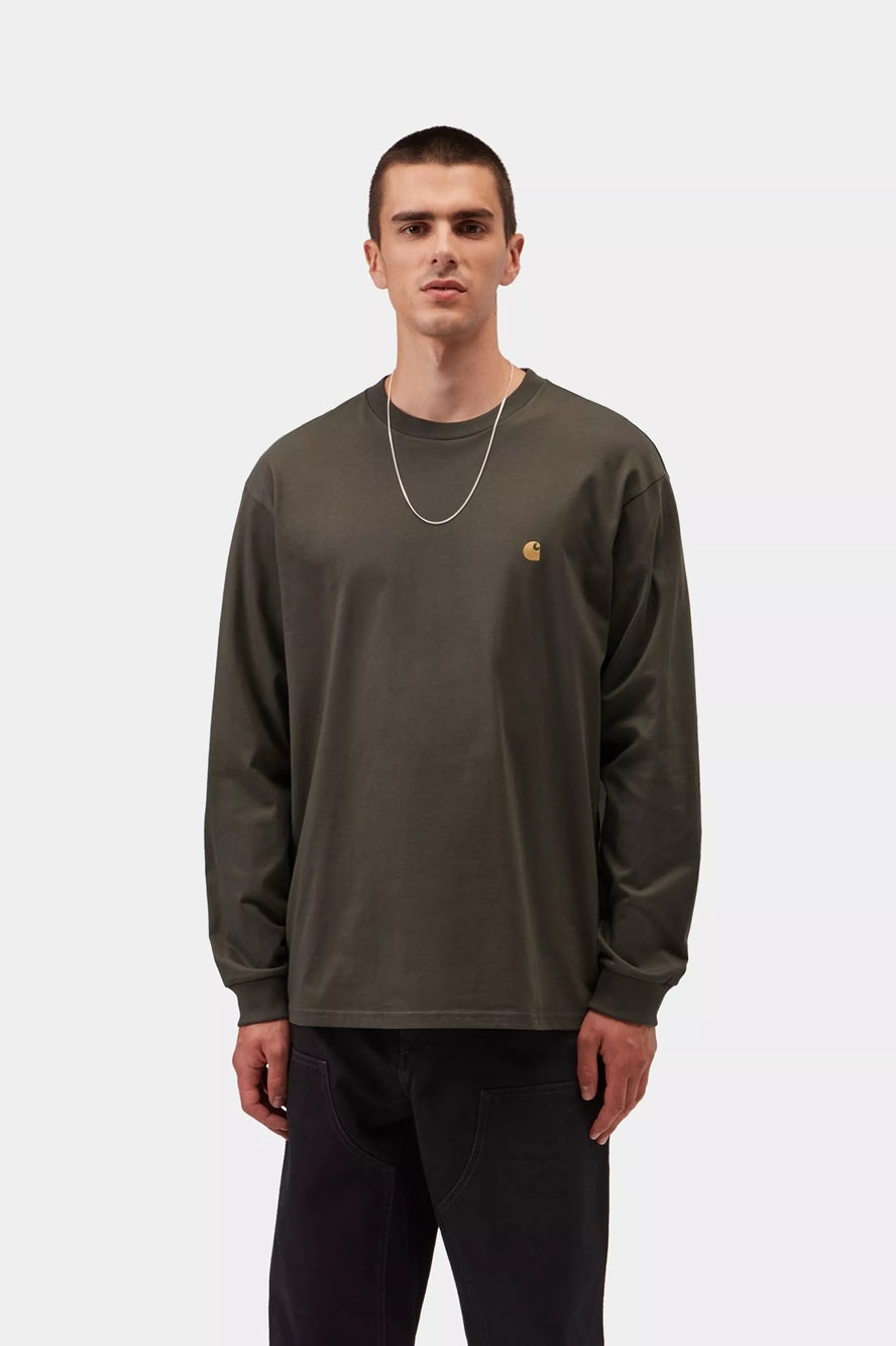 LS Chase T-Shirt Shungite/Gold