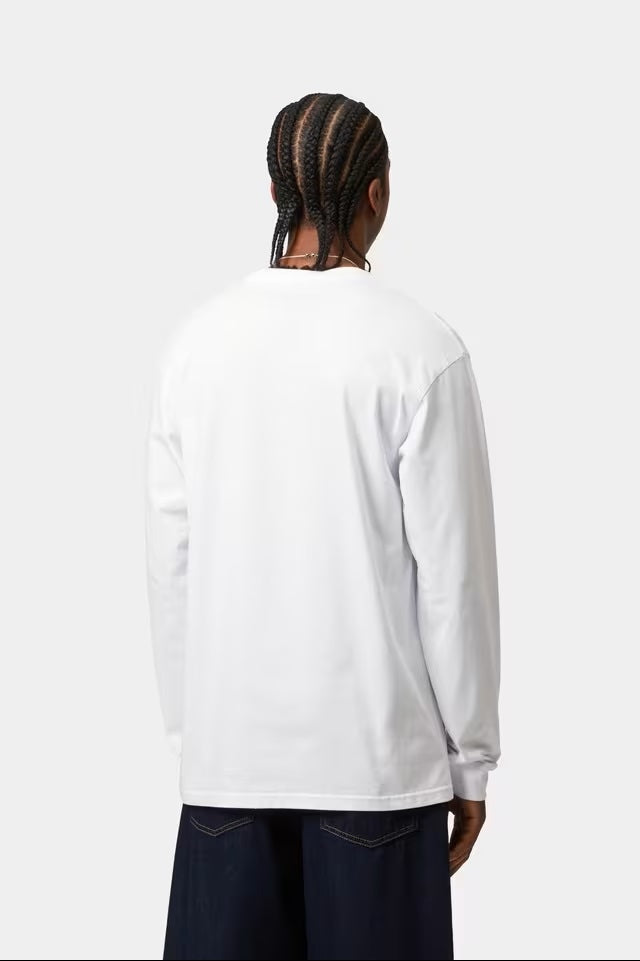 LS Chase T-Shirt White/Gold