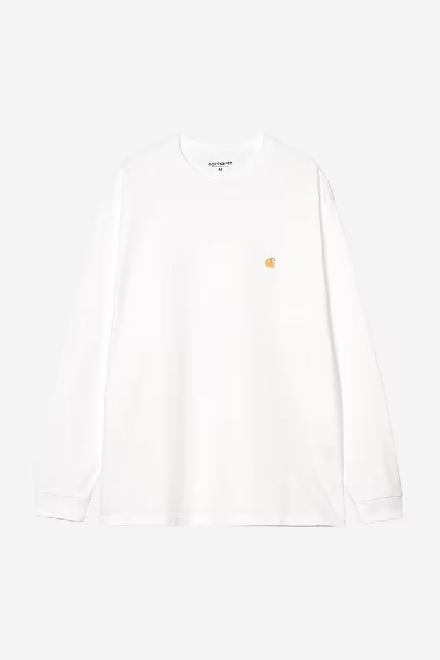 LS Chase T-Shirt White/Gold