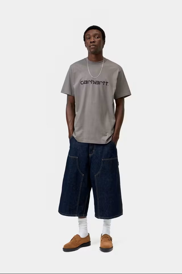 Script T-Shirt Shady Grey/Dark Navy – Grey 
