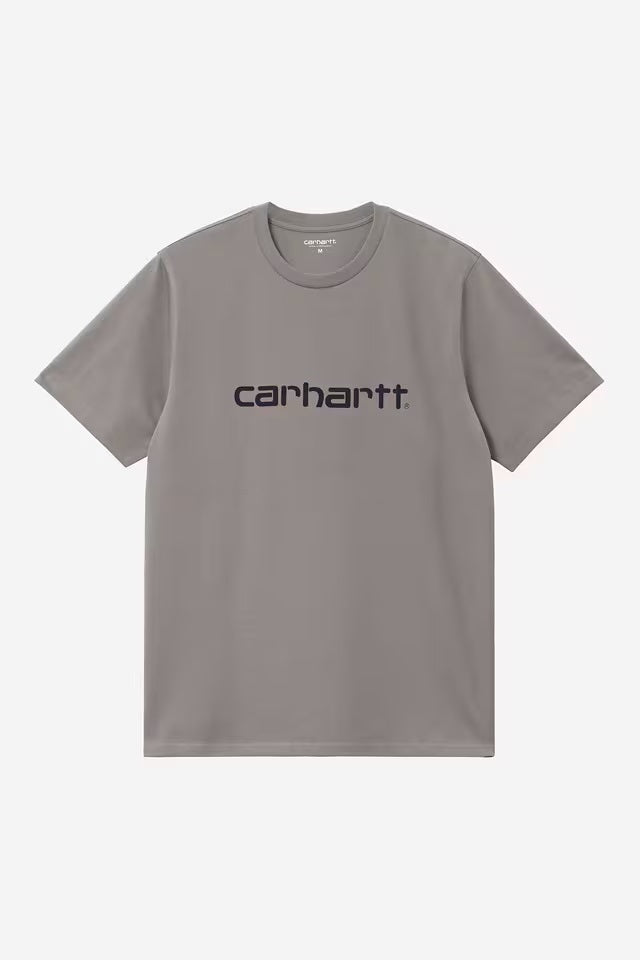 Script T-Shirt Shady Grey/Dark Navy – Grey 