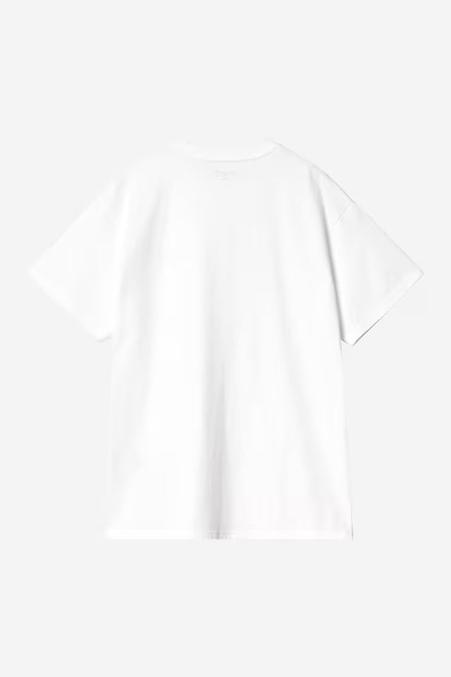 Script Embroidery T-Shirt White/Black – White 