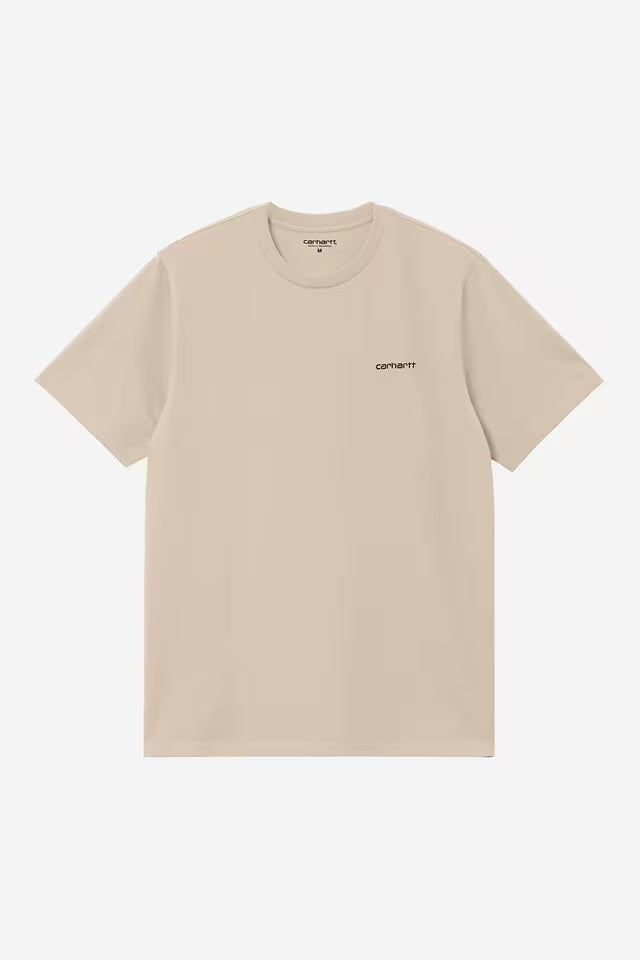 Script Embroidery T-Shirt Fleur/Black