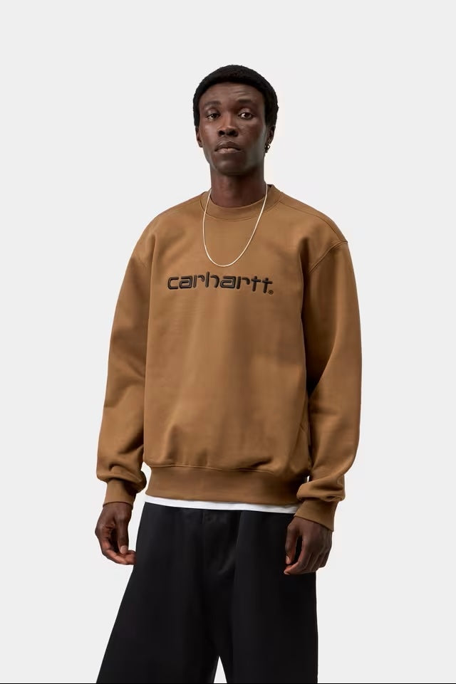 Carhartt Sweatshirt Wip H Brown/Black