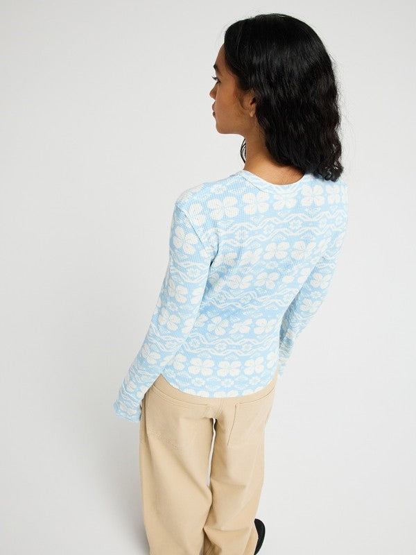 Snowflake Jam Cerulean