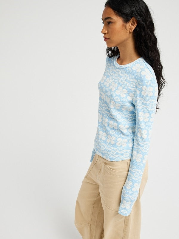 Snowflake Jam Cerulean