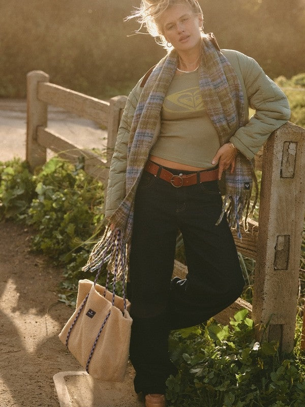 Electric Flow Sherpa Tote Pebble