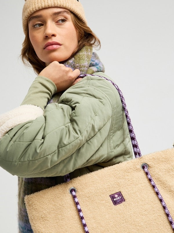 Electric Flow Sherpa Tote Pebble