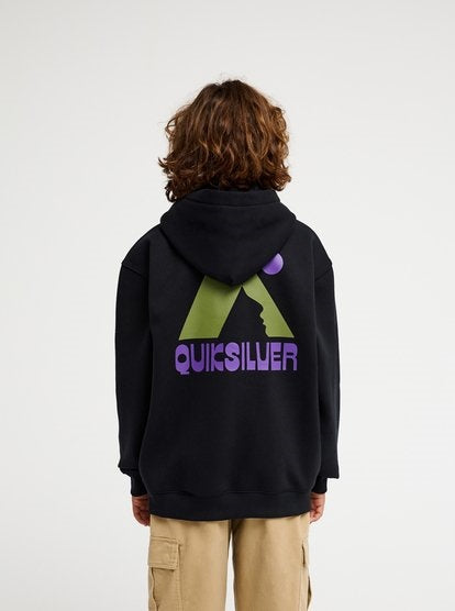 Graphic Hoodie Oversized Youth Black
