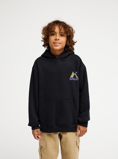 Graphic Hoodie Oversized Youth Black