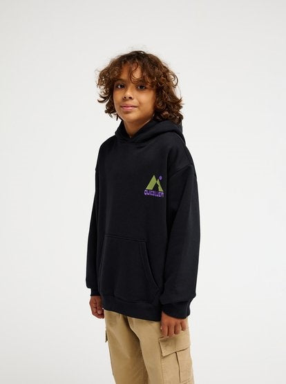 Graphic Hoodie Oversized Youth Black – BLACK 