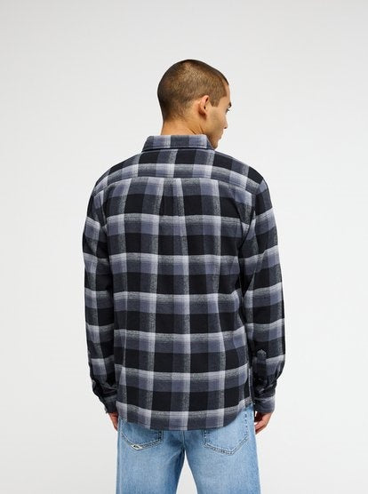 Motherfly Plaid LS Black