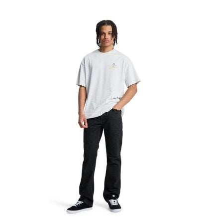 Straight Denim Pant Black