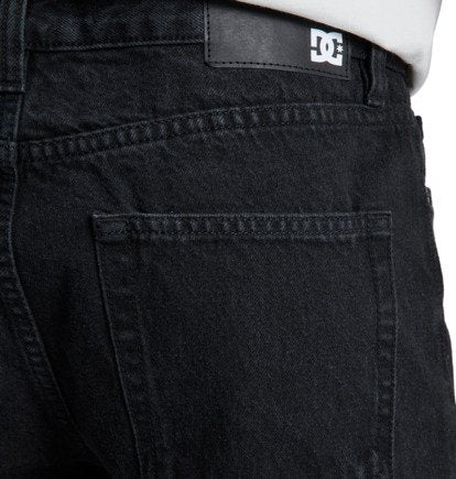 Straight Denim Pant Black