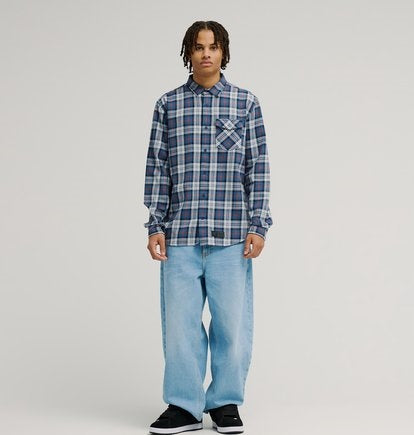 Marshal Flannel Real Teal