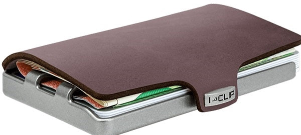 I-CLIP SOFT TOUCH SILVER BROWN