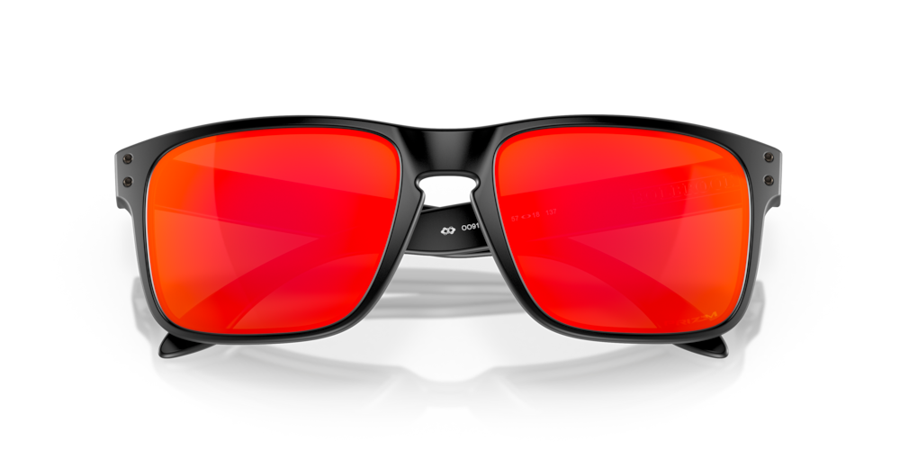 HOLBROOK MATTE BLACK - PRIZM RUBY