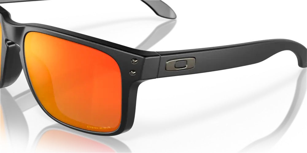 HOLBROOK MATTE BLACK - PRIZM RUBY