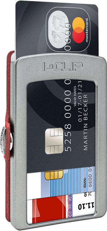 I-CLIP SILVER BEACH CLUB RED – Allgemeines Produktbild 