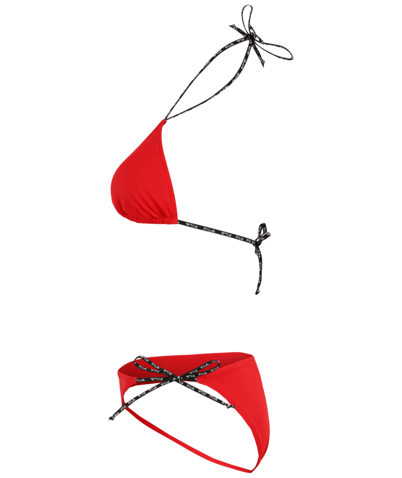 Sibu Triangle Bikini True Red