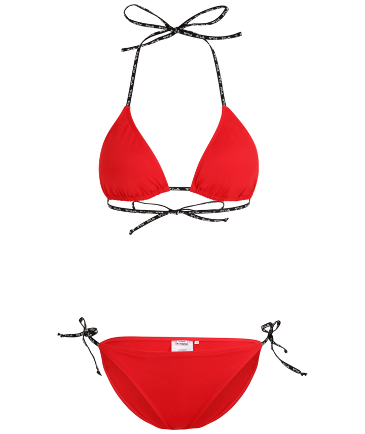 Sibu Triangle Bikini True Red