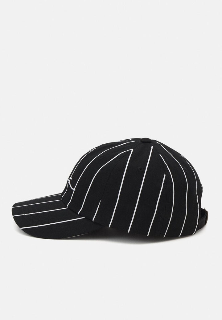 KK Signature Pinstripe Cap Black/White