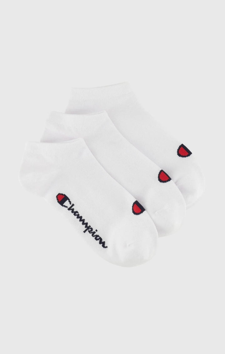 3 pk Sneaker Socks White