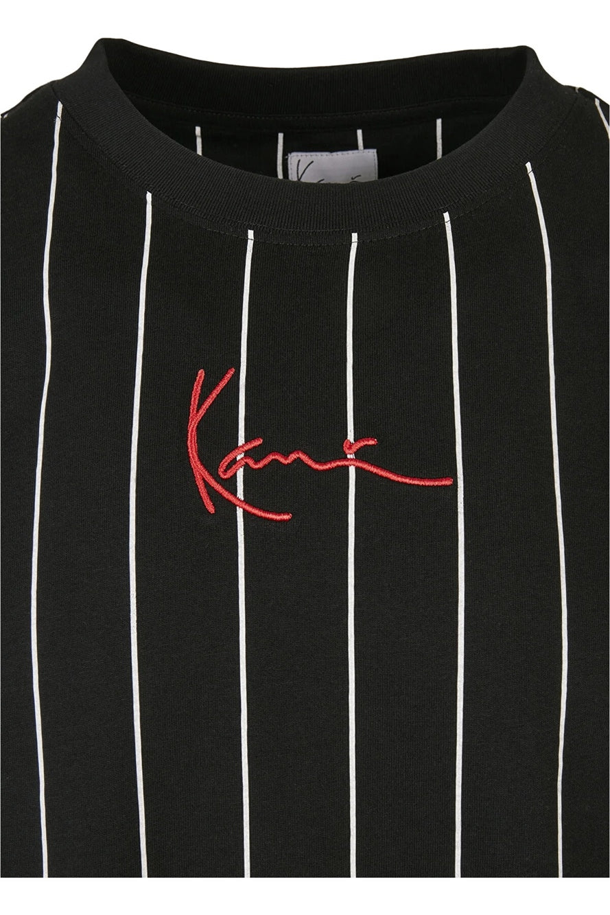 KK Small Signature Pinstripe Black/White