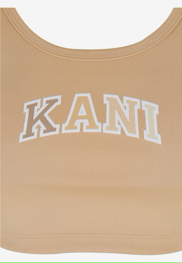 Small Serif Bustier Top Sand