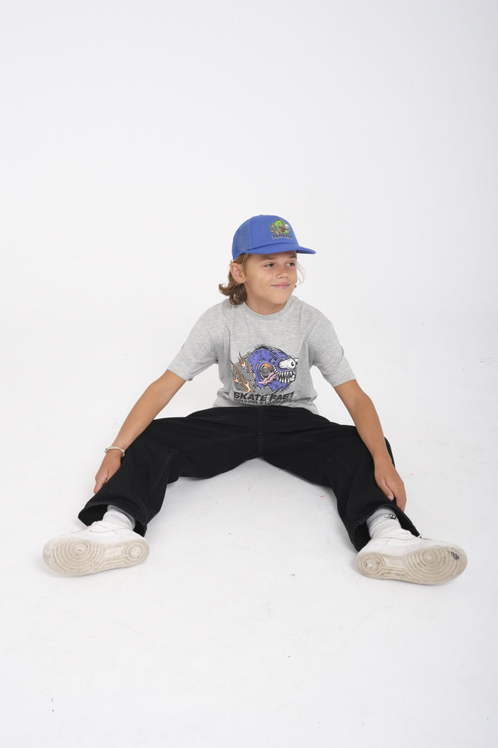 Skate Fast Heather Grey