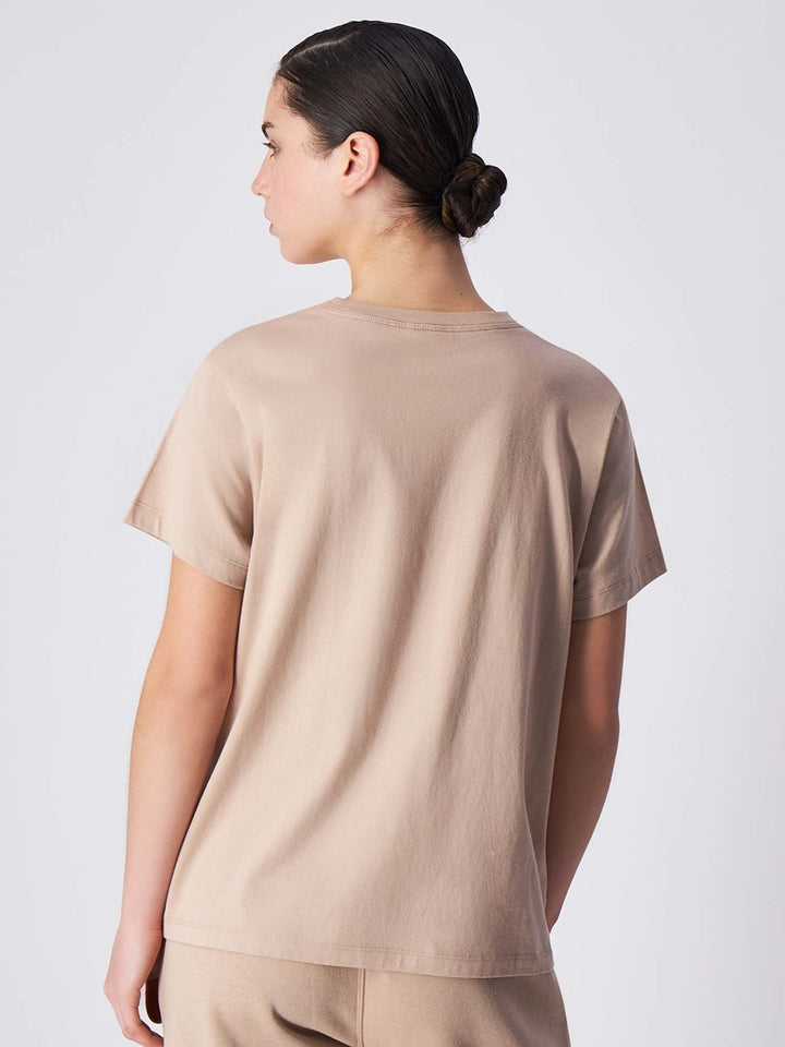 Crewneck T-Shirt Beige