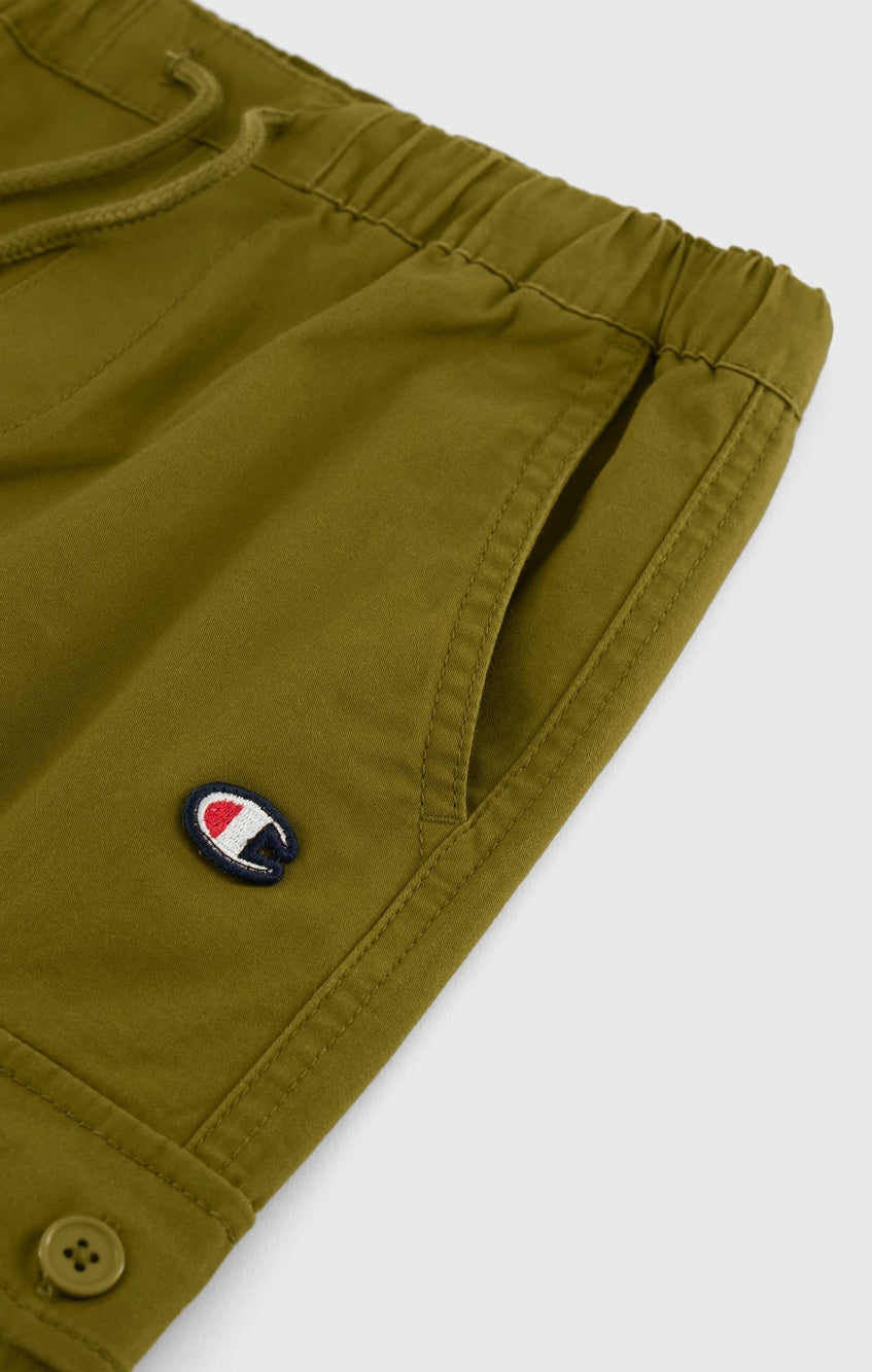Elastic Cuff Cargo Pant Green