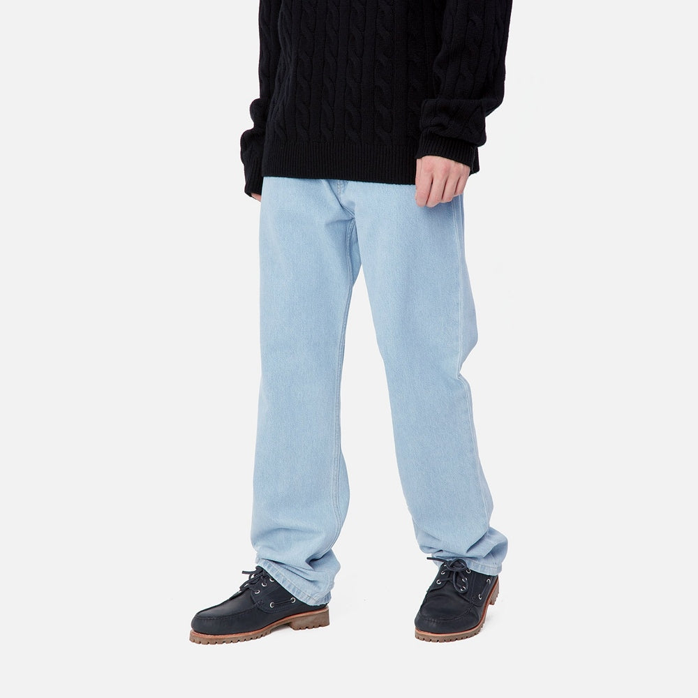 Nolan Pant Denim Blue Bleached