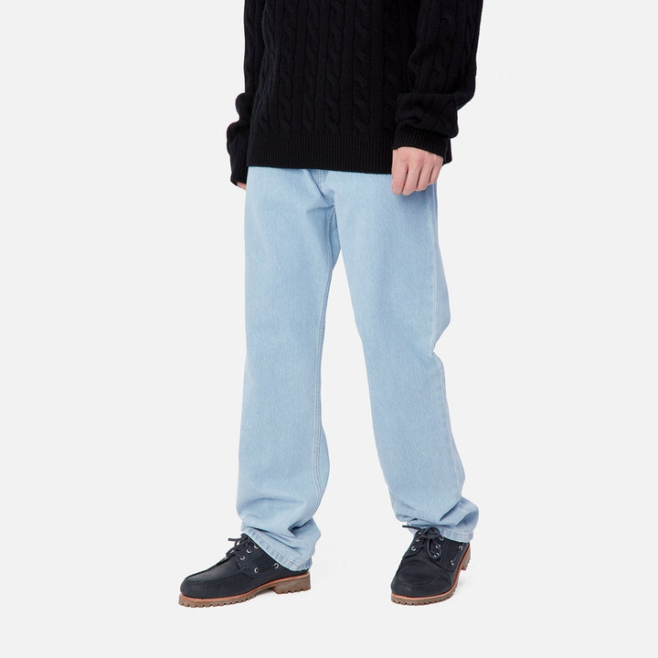 Nolan Pant Denim Blue Bleached