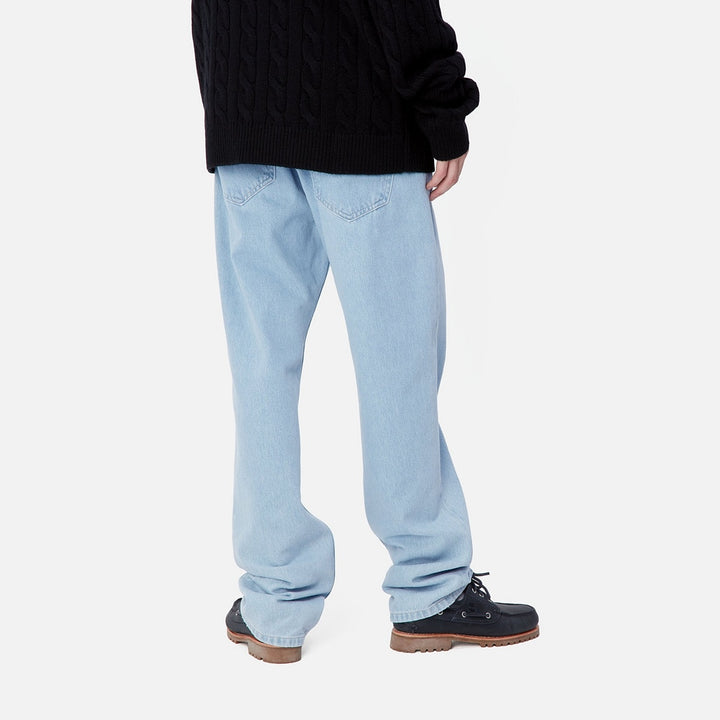 Nolan Pant Denim Blue Bleached