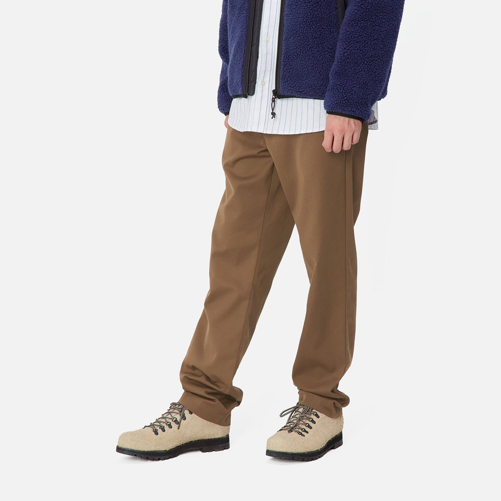 Master Pant Twill Chocolate Rinsed