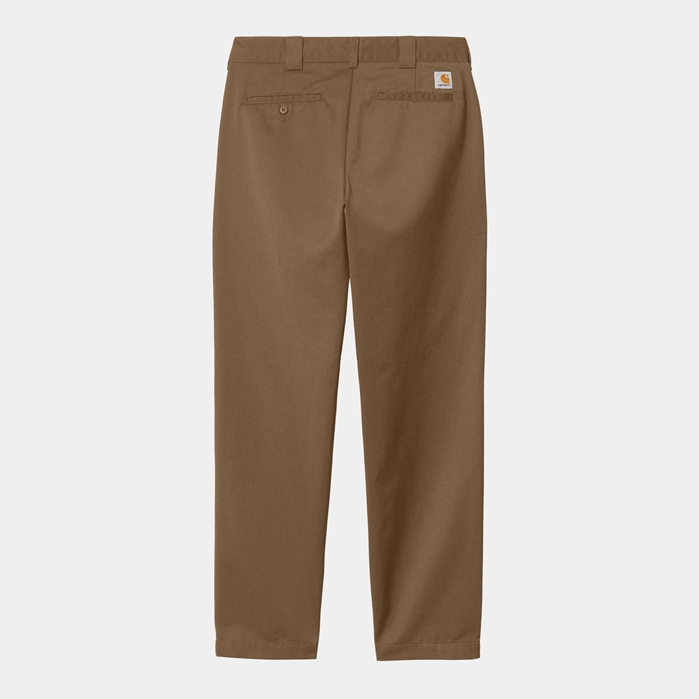 Master Pant Twill Chocolate Rinsed