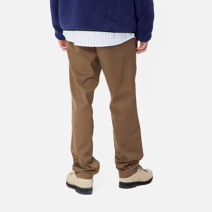 Master Pant Twill Chocolate Rinsed